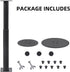 ZSHIGANMA 12-22" (6" Base,8" Plant Risers for Inside Pots, Adjustable Height Metal Planter Lift Inserts Fillers Risers