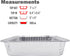 Fig & Leaf (20 Pack) 7” x 7” Square Baking Cake Pans, Disposable Aluminum Foil Tins for Roasting Cooking