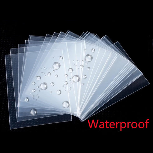 Recipe Card Protectors: Clear Vinyl Kitchen Plastic Recipe Sheet Protectors, Set of 100