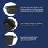 9 5 Inch Oster Teston x Loaf Pan, Nonstick Carbon Steel Bread Baking Pan, Matte Black, PFAS-Free, Oven-Safe, Easy