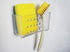 AMUONTY Sponge Holder for Kitchen Sink, Plastic Suction Organizer for Brush and Sponge (5.7" x 2.4" x 3.1")