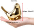 FANTESTICRYAN Small Birds Statues Gold Figurine Decorative Ornaments for Home Decor Living Room Bedroom Office Desktop