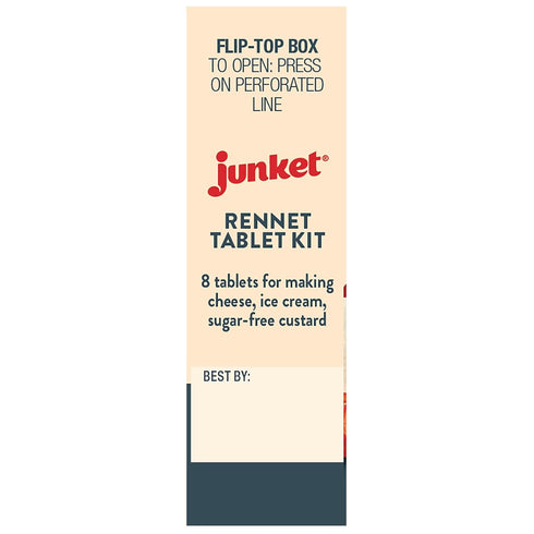 Junket Rennet Tablets Box (8 Tablets), 0.23oz