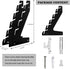 HAYVAN Hat Racks for Baseball Caps Set of 2 - Wall Mount or Stand Up, Acrylic Display and Storage for Up to 10 Caps