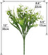 6Pcs Artificial UV Resistant Flowers, Outdoor Fake Plants for Hanging Planter, Garden, Cemetery, Kitchen Decor