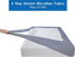 Twin Size Box Spring Cover Bed Skirts Wrap, 4 Side of The Mattress, Stretch & Snug Fit, Ultra Soft, Wrinkle Free,