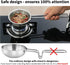 HAWKINS 1.5 Cup Tadka Pan, 360 ml Triply Stainless Steel Induction Pan, Silver (STP15)