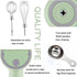 Hand Mixer, Portable Electric Cordless Handheld Mixer, 3-speed USB Rechargeable with Twin Mixer Whips and Egg Separator