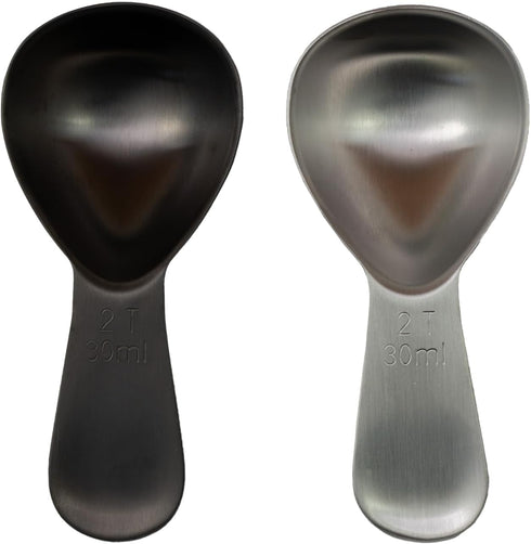 Coffee Scoop, Brushed Stainless Steel, 2 Tablespoon Capacity for Airscape Canisters