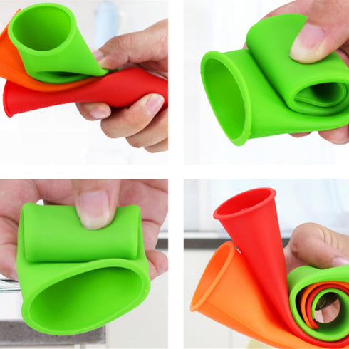 8 Frozen PCS Popsicles Molds, Reusable Multi Colors Popsicle Maker with Lids for Kids, Baby Popsicle Tubes for DIY