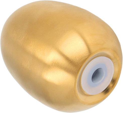 Spice Shaker, Stainless Steel Egg Shaped Spice Jar Pepper Shaker for Home and Kitchen Utensils (Gold)