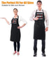 Funny Apron with 2 Pockets, Adjustable Neck Strap Cooking Apron for Christmas, Thanksgiving Gift