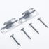 Funrous Curtain Rod Bracket Hooks, Adjustable Curtain Rod Sets with Screws for Home Kitchen Supplies (5 Sets)