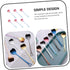6pcs Heart Shaped Stainless Steel Spoon Set, Mini Dessert Spoons for Valentines Day