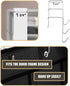 Over the Door Shoe Organizer - Black Mesh Organizer with 24 Pockets and Hooks for Space Saving Shoe Storage