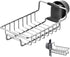iPstyle Kitchen Sink Caddy Organizer, Over Faucet Sponge Holder, Stainless Steel Hanging Drain Rack for Scrubbers, Soap