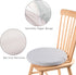 Seat Cushion Chair Pad, Round Non-Slip Comfortable Floor Cushions for Dining Chairs, Office, Bedroom, Living Room (Gray)