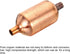 PATIKIL 3P Air Conditioner Filter Drier, Pure Copper Liquid Line Replacement for AC Heat Pump Refrigerator, Copper Tone