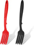 2pcs Silicone Flexible Forks, Heat Resistant Cooking Forks, Multifunctional Nonstick Blending Forks for Stirring,