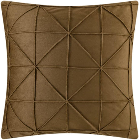 JWH Stripes Velvet Throw Pillow Cover Decorative Geometric Accent Case Soft Pillowcase