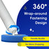 48 Newlonis Disposable Toilet Brush Refills, Pcs Cleaning Scrubbers, Not Compatible with Other Brands