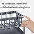 Stainless Steel Sponge Holder for Kitchen Sink, Anti-rust Caddy with Drain Tray, Sponge Rack Holder (Silver)