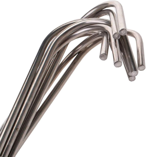 Tinsow 4 PCS Stainless Steel Meat Hooks - 5.1 Inch S-Hook for Butcher Hook, Pot Hooks, Hanging Drying BBQ Grill