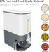 22-25 Lbs Lenwi Rice Dispenser, Large Cereal Dry Food Storage Containers with Measuring Cup,BPA-Free Household