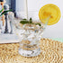Set 4 8-Ounce Cinched Stemless Clear4Pcs) of Martini Glasses - Design Cocktail Glasses with Heavy Base, Construction