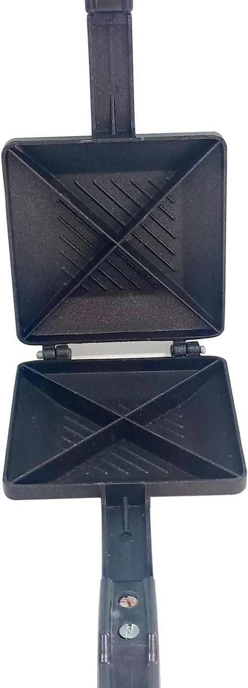 Toaster Non-Stick Gas Sandwich Maker, Coated Plates Hot Sandwich Maker, Quadra 4 Cut Toaster Sandwich Maker, Hand