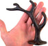 Rustic 4-Point Deer Antler Cast Iron Wall Hook, 5.6 Inch (Set of 3)