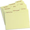 Meadowsweet Kitchens Recipe Card Box Tab Divider Set: Set of 9 Tab Dividers for 4x6 Recipe Cards