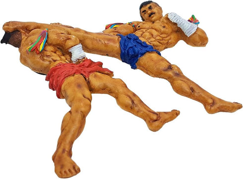 4" Muay Thai Jorakae Fad Hang 3D Resin Fridge Magnet - Crocodile Sweeps Its Tail Basic Movement Souvenir