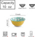 Set 6, Selamica Porcelain Ice Cream Bowls of Small Bowls, Ceramic bowls for Dessert, Ice Cream, Variety of Colors