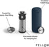 16 oz Set Fellow Carter Tea + Cold Brew Infuser & Carter Move Tumbler - Steep Tea On-The-Go - Vacuum-Insulated