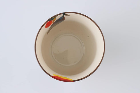 Set 2, 6.8 oz Mino Ware Japanese Tea Cups, Matcha Cups, Ceramic Tea cups, Asian Tea Cups, Japanese Pottery