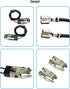 2Pack WB2X8228 Element Receptacle and Wire Kit for GE Electric Ranges Electric Stove Burners parts