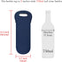 Wine Travel Carrier & Cooler Bag, Insulated Neoprene Hand Bag for Water, Drinks, Beer Bottle, Picnic Tote with Secure