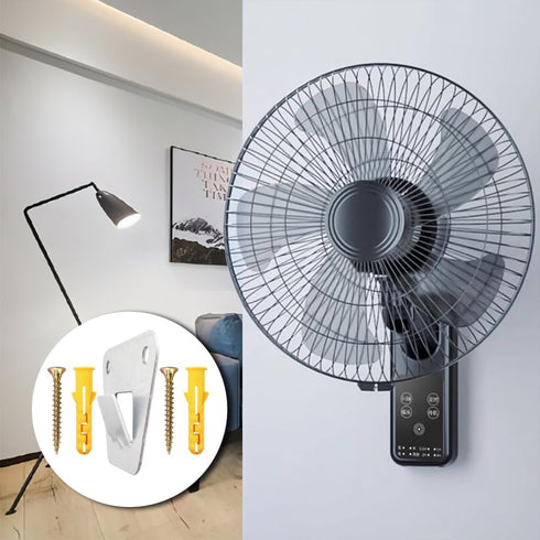 Wall Fan Mounting Bracket, Concealed Bracket Support Hook for Oscillation Fans - 2 Pack