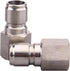 DERNORD Stainless Steel Quick Disconnect FPT 3/8" Homebrewing Connector, Sanitary Fitting, Pack of 2