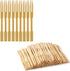 200 Pcs Bamboo Forks 3.5 inch - Wooden Appetizer Forks Mini Food Picks for Party, Banquet, Buffet, Catering