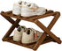 YYW Bamboo Shoe Rack for Entryway,Installation-Free and Foldable Vertical Shoe Storage Organizer,Free