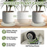 UoeRing 11 Inch $9.9 Plant Caddy with Hidden Wheels Heavy Duty Rolling Plant Stand, Indoor Outdoor Plant Saucer Tray