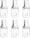 uxcell 6Pcs Transparent Tilt Wand Tip Repair, Vertical Blind Replacement Parts for Broken Horizontal Blind Accessories