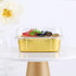 EUSOAR 50pcs 5.7oz Aluminum Foil Baking Cups with Lids, Reusable Cupcake Cups, Gold
