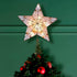 Kurt Adler UL1881 Gold Reflector Star Treetop, 10 Light, 8.5-Inch