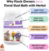 (6 Pampered Chicken Mama Floral Dust Bath with Premium Herbs & Flowers: All Natural Poultry Supplies for Hens Who Love