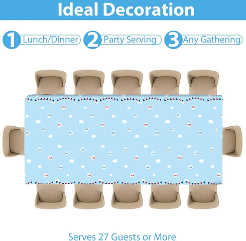 24 Set 2nd Qyeahkj Guests Chugga Chugga Two Two Birthday Party Paper Plates Napkins Tablecloth Supplies Train