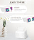 Livelab Paper Towels Cover Compatible with Kleenex Disposable Paper Hand Towels, PU Leather Tissue Box Holder Dispenser