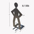 natalieenati 4 PCS Funny BBQ Stand Man Hot Dog Holder-Reusable Stainless Steel Hotdog and Sausage Stand-Portable Hot